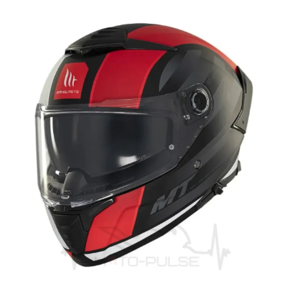 Мотошолом MT Thunder 4 Treads B5 Black/Red L